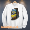 Minion as Girl With Pearl Earring Funny sweatshirt