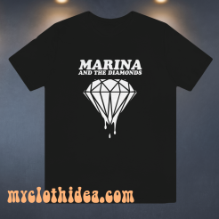 Marina and the diamonds tshirt black