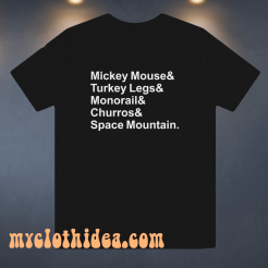 Mickey Mouse Turkey Legs Monorail t shirt