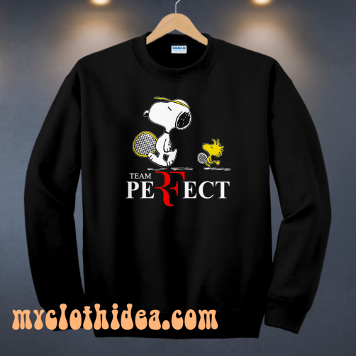 Roger federer snoopy team perfect sweatshirt