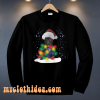 Bulldog Led Christmas Lights Sweatshirt