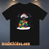 Bulldog Led Christmas Lights T Shirt