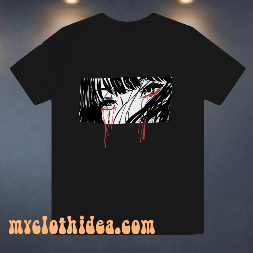 Crying Girl Manga T-shirt