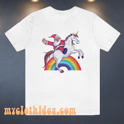 Unicorn Santa's T Shirt