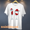 Christmas Wine Santa Cuttable T Shirt