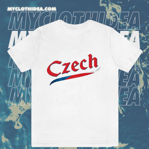 Czech Republic Script World Cup 2022 T Shirt TPKJ1