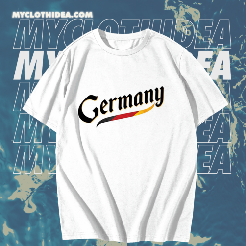 Germany Script World Cup 2022 T Shirt TPKJ1