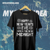 Happy New Year Holiday Fireworks Present T-shirt TPKJ1