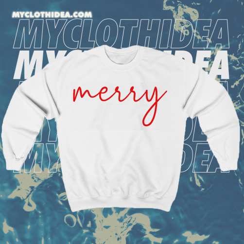 Merry Christmas Sweatshirt TPKJ1