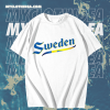 Sweden Script World Cup 2022 T Shirt TPKJ1