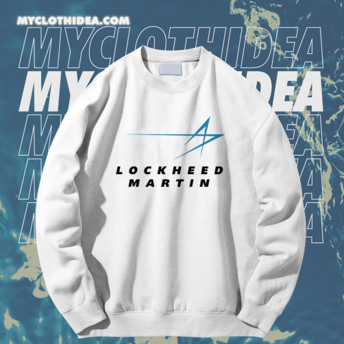 Lockheed Martin Logo Crewneck Sweatshirt TPKJ1