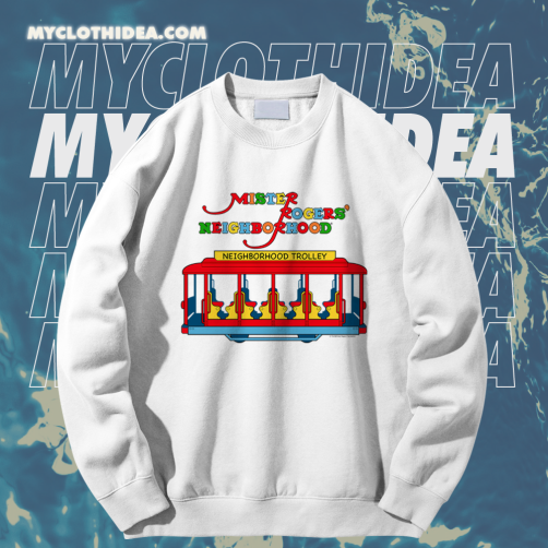 Mister Rogers Neighborhood Trolley Sweatshirt TPKJ1