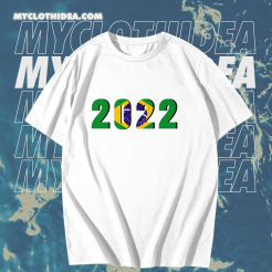 Qatar World Cup 2022 _ Support Brazil Team T Shirt TPKJ1