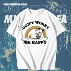 Snoopy dont worry be happy t-shirt TPKJ1