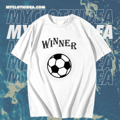 Soccer Winner Goal Champion Soccer Ball Football T Shirt TPKJ1