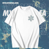 Teal Snowflake T Shirt TPKJ1