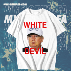 White Devil Donald Trump T-shirt TPKJ1