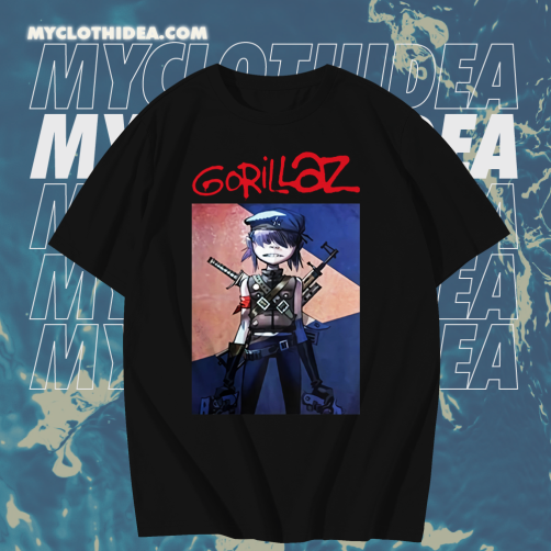 Gorillaz Hip Hop T-shirt TPKJ1