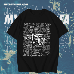 Pierce The Veil lyrics T-shirt TPKJ1