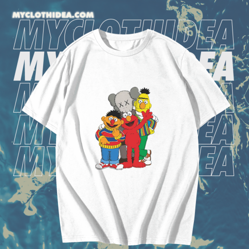 Uniqlo Kaws X Sesame Street Family T Shirt TPKJ1