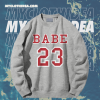 Babe 23 sweatshirt TPKJ1