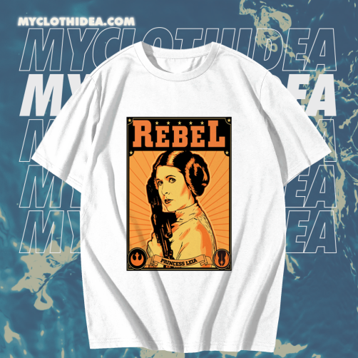 Charlie Bradbury’s Princess Leia Rebels T-Shirt Pj TPKJ1