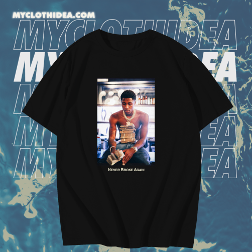 Youngboy Money Stacks Never Broke Again T-shirt TPKJ1