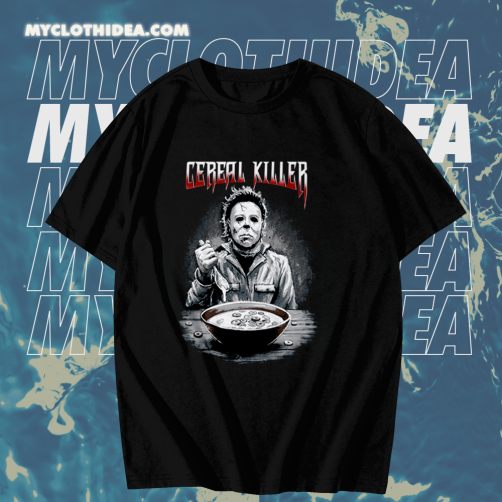 Michael Myers Halloween Cereal Killer T-Shirt TPKJ1