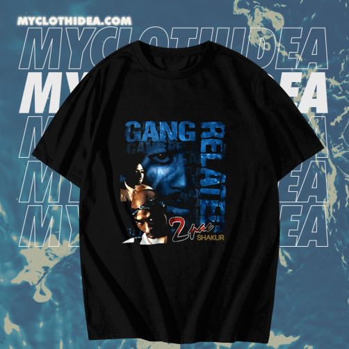 Gang Related 2Pac Shakur T-shirt TPKJ1