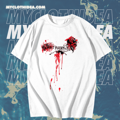 My Chemical Romance Rose Blood T-Shirt TPKJ1