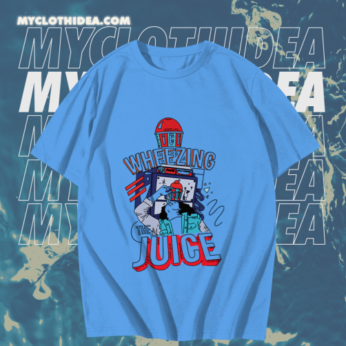 Wheezing The Juice Blue Sky T shirts TPKJ1