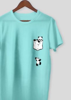 Climb In Panda Pocket T Shirt