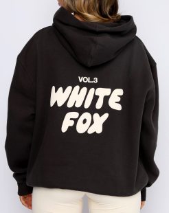 White Fox Hoodie Back