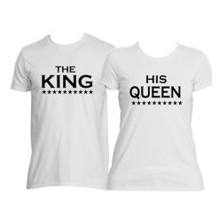 @ The King His Queen Couple T Shirt