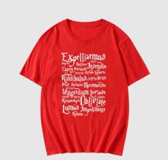 Expelliarmus Obliviate Lumos Reducto Harry Potter T Shirt thd