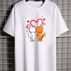 Valentine's Day Cute Couple Cat Love Shirt