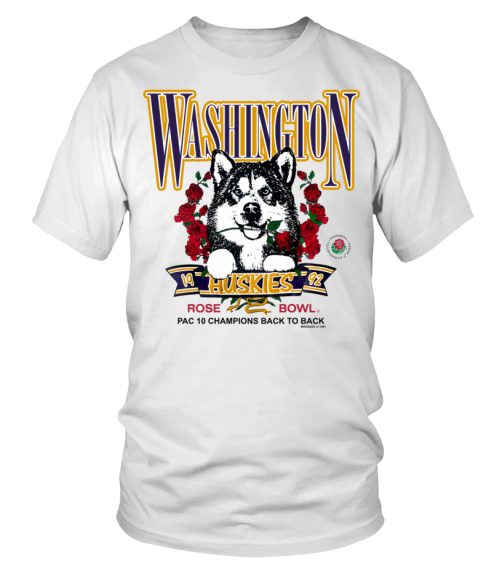 Washington Huskies Rose Bowl 1992 Champions T Shirt