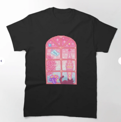 Window to the World Pixel Art T-Shirt