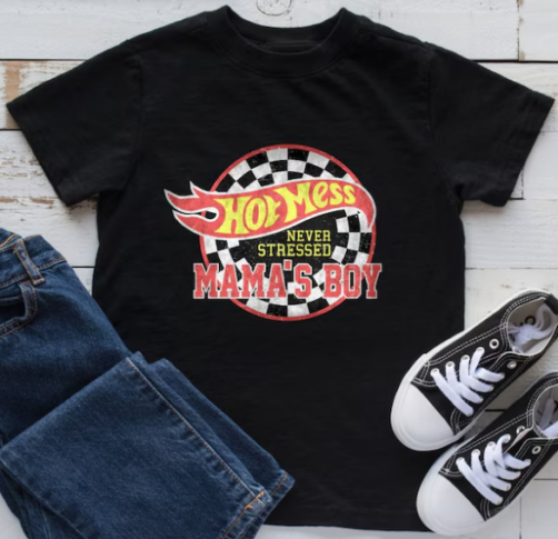 Hot Mess Mama Boy T-shirt