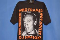 90s Free OJ Simpson Don't Squeeze Juice t-shirt