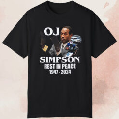 RIP O. J. Simpson 1947-2024 T Shirt
