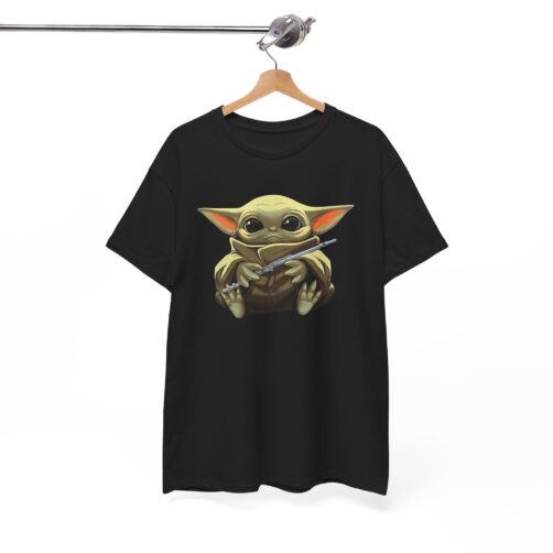 Baby Yoda Hug Flute t shirt thd