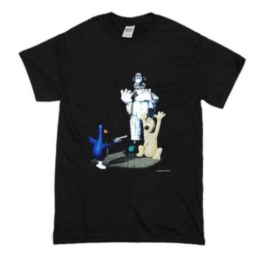 Super sick Wallace and gromit t shirt