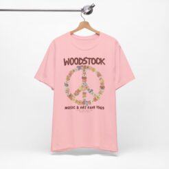 Woodstock 1969 Floral Peace T-Shirt thd