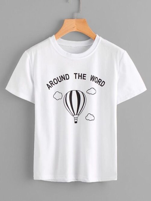 around the word T-shirts thd