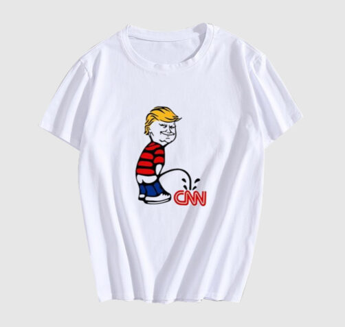 Donald Trump Piss On Cnn Fake T Shirt