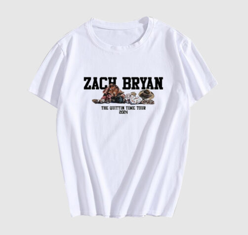 Zach Bryan 2024 Cowboy The Quittin' Time Tour T-Shirt