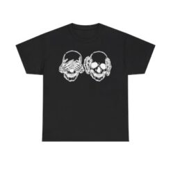 Hear See No Evil Skull T-shirt